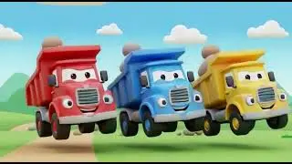🚧 Construction Truck Counting – Nursery Rhyme Ex