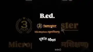 B.ed.3rd sem| PART-6️⃣ microplan(सूक्ष्म पाठ योजना)|दृष्टांत कौशल|#trendingshorts #shorts