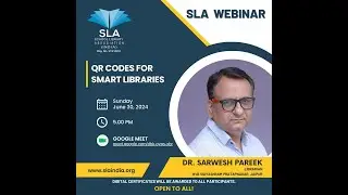 SLA India Webinar: QR Codes for Smart Libraries