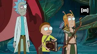 Aventura complicada de Morty com um dragão | Rick & Morty | Adult Swim Brasil