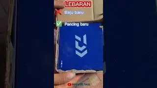 Lebaran beli pancing baru😀 #lebaran #pancingbaru #shorts