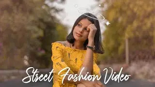 CINEMATIC FASHION VIDEO | SONY A7iii | STREET | INDIA