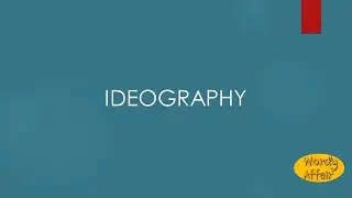Ideography Meaning