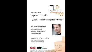 Dr. Wolfgang Ghedina - Suizid - die unfreiwillige Selbstt&ouml;tung