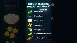 8 Beans That Stop Muscle Loss After 60 | Senior Health Secrets  #seniorhealth #holistichealth