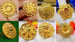 Latest Gold Umbrella Ring Design with Weight and Price #thefashionplus