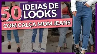 Looks com CAL&Ccedil;A MOM JEANS: 50 NOVAS MANEIRAS de Usar Mom Jeans