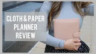 WHAT'S IN MY PLANNER | Minimalist | Cloth & Paper Leather Planner + Sessa Vee Inserts
