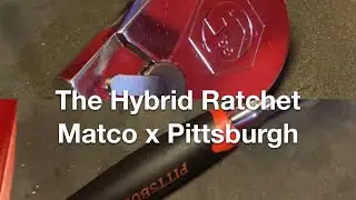 Гибридная конструкция трещотки. Pittsburgh ￼Braker Bar с гибкой трещоткой Matco ￼