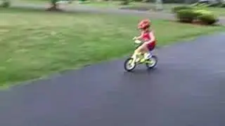 Matthew riding bike