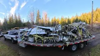 Hauling Aircraft Recovery Wreckage #trailer
