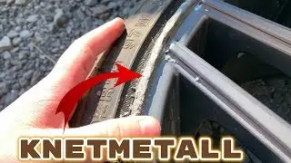 Sch&auml;den an 20 Zoll FELGEN Reparieren mit KNETMETALL?! (Fail)