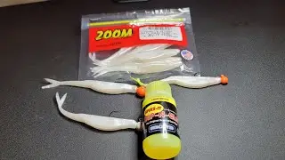 Las mejor carnada Para Pescar striped bass  WHITE PERARL  100% efectivos