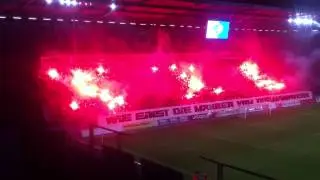 Block U beim Spiel 1.FC Magdeburg vs. Energie Cottbus II