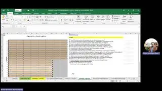 Filling out the instrument in Excel Reference Model in Logistics Phase 3
