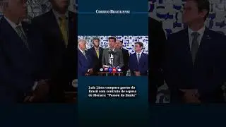 LUIZ LIMA COMPARA GASTOS DO BRASIL COM CONTRATO DE ESPOSA DE MORAES: 