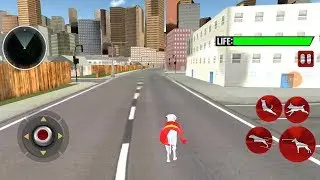 Flying Superhero Dog Hero City Rescue Dog Games Android Gameplay