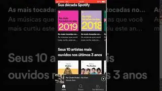 Como achar a retrospectiva 2019 do Spotify e postar no Storie do Instagram