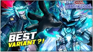 Best Variant?! Crystron K9 Deck Post Strike of Justice / Combo Guide | Yu-Gi-Oh! Master Duel