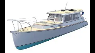 LONGIDIENUS, A 39&prime; outboard cruiser.