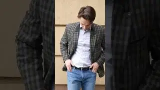 Vintage Clothing: Check Blazer