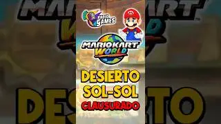 NOTICIAS SUPER MARIO KART WORLD. #13 Desierto Sol-Sol CLAUSURADO. #noticias #mariokartworld #switch2