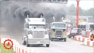 Sylvester ripping it hard at Onaway Speedway #fyp #racing #dragracing #diesel #bigrig #truck