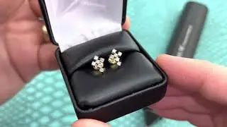 Genuine Diamond Cross Earrings Shine Like No Other!