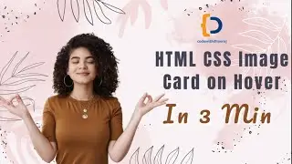 How to make a Image Card on Hover using html and css