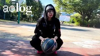 [aolog] 久しぶりのバスケ練習🏀 & SOTAとナイトドライブ🚗🌙 | SOTA VLOG | aoen