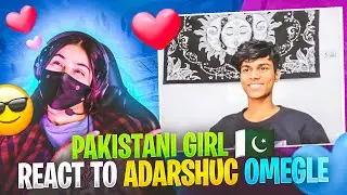🇵🇰Pakistani Girl Reacting On Indian Boy @adarshuc 🇮🇳| Funny Omegle Memes😂 || funny memes😂💔