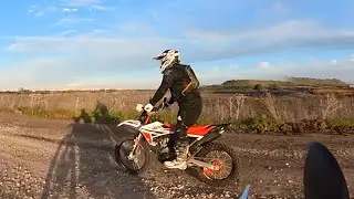 עם איתן ישראל ברכיבה ראשונה שלו fantic xef 250