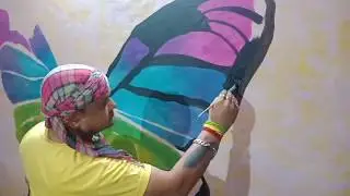 Butterfly Wallpainting