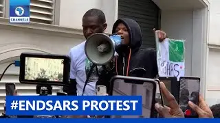 FULL VIDEO: Wizkid, Activists Protest Police Brutality In London