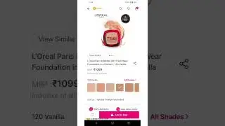 loreal paris infallible 24h powder Foundation in so many shades in not so affordable price 1099