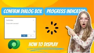 How to Show Confirm Dialog Box using JavaScript? How to display a progress indicator  Dynamics 365?