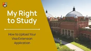 My Right to Study: How to Upload Your Visa Extension Application