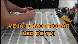 VEJA COMO TROCAR LED DA TV SAMSUNG UN46F5500 #dicas #consertos #tvdeled #kombi #viagem #automobile