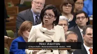NDP MP Niki Ashton calls for the end of the corporate agenda that increases inequality
