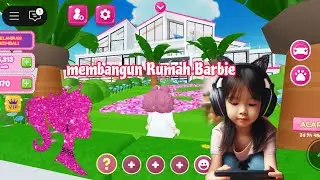  Roblox Building barbie rumah game with jopita part 159 #aradonagameplay #games #roblox 