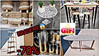 GIFI 🗣BRADERIE😱 JUSQU'À-70% DÉCO VAISSELLE MOBILIER 17.01.21 #GIFI #VLOGS_GIFI #BRADERIE #PROMOTION