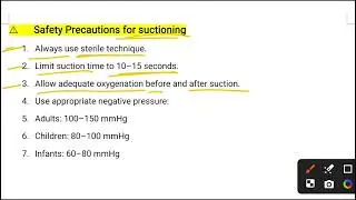Safety Precautions for Suctioning | ICU & Respiratory Physiotherapy