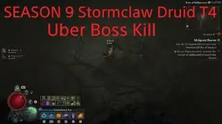 Stormclaw Druid Season 9 T4 Varshan