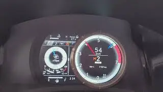 2017 Lexus IS200T F Sport Cluster (Boost gauge)
