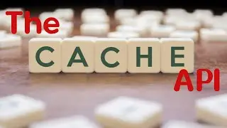 Moodle Development - The Cache API