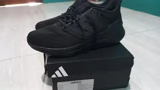 UNBOXING ADIDAS EQ21 RUN MEN FULL BLACK, COCOK BUAT LARI & NGANTOR SEHARI-HARI
