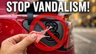 How to protect the Tesla CCS charge port against Vandalism