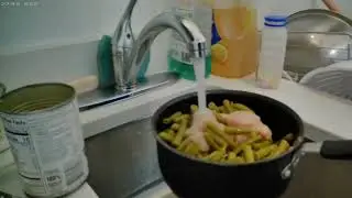 Continuing to cut Chicken Breast into pieces for meal prep (7-29-25)