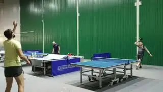Настольный теннис #Белгород. Игра на сч&euml;т: Грин&euml;в Е. рейтинг 700+ -Муравчик С. #шиповик рейтинг 600+