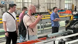 【Russian Customers Visit Factory Diary】: Drywall Stud And Track Roll Forming Machine